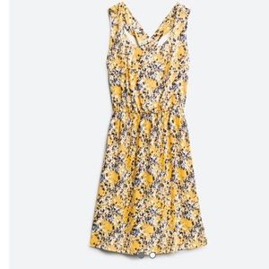 Yellow Floral Dress